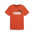 Child's Short Sleeve T-Shirt Puma Essentials+ 2 Col Logo